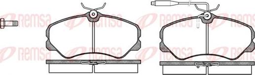 Kawe 0261 02 - Bremžu uzliku kompl., Disku bremzes autospares.lv