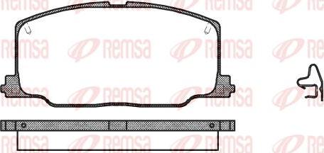 Kawe 0268 04 - Brake Pad Set, disc brake www.autospares.lv