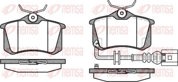 Kawe 0263 41 - Brake Pad Set, disc brake www.autospares.lv