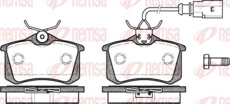 Kawe 0263 51 - Brake Pad Set, disc brake www.autospares.lv