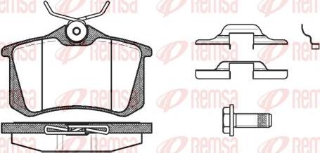 Kawe 0263 16 - Brake Pad Set, disc brake www.autospares.lv