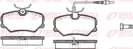 Kawe 0262 02 - Bremžu uzliku kompl., Disku bremzes autospares.lv