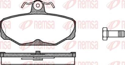 Kawe 0205 00 - Bremžu uzliku kompl., Disku bremzes www.autospares.lv