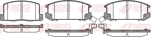 Kawe 0201 12 - Тормозные колодки, дисковые, комплект www.autospares.lv