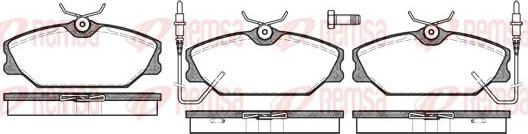 Kawe 0208 02 - Brake Pad Set, disc brake www.autospares.lv