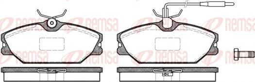 Kawe 0208 12 - Bremžu uzliku kompl., Disku bremzes autospares.lv