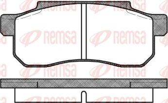 Kawe 0203 10 - Bremžu uzliku kompl., Disku bremzes www.autospares.lv