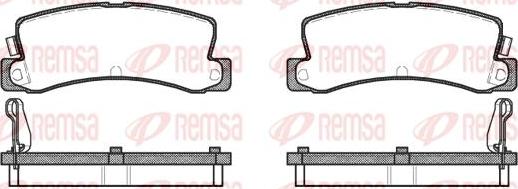 Kawe 0214 04 - Brake Pad Set, disc brake www.autospares.lv