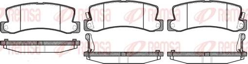 Kawe 0214 22 - Brake Pad Set, disc brake www.autospares.lv