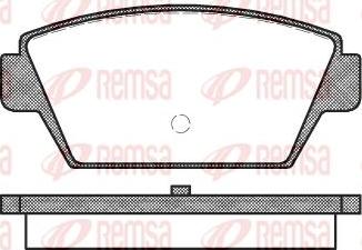 Kawe 0215 00 - Brake Pad Set, disc brake www.autospares.lv