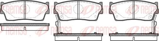 Kawe 0289 02 - Brake Pad Set, disc brake www.autospares.lv