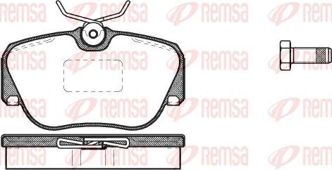 Kawe 0284 00 - Brake Pad Set, disc brake www.autospares.lv