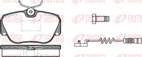 Kawe 0284 02 - Bremžu uzliku kompl., Disku bremzes www.autospares.lv