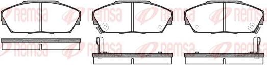 Kawe 0237 02 - Brake Pad Set, disc brake www.autospares.lv