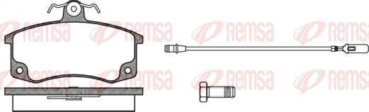 Kawe 0221 02 - Bremžu uzliku kompl., Disku bremzes www.autospares.lv