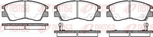 Kawe 0275 02 - Brake Pad Set, disc brake www.autospares.lv