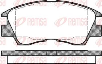 Kawe 0275 10 - Bremžu uzliku kompl., Disku bremzes www.autospares.lv