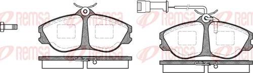 Kawe 0276 02 - Bremžu uzliku kompl., Disku bremzes www.autospares.lv