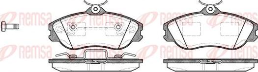 Kawe 0276 20 - Тормозные колодки, дисковые, комплект www.autospares.lv