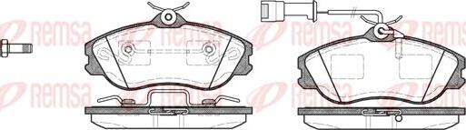 Kawe 0276 22 - Тормозные колодки, дисковые, комплект www.autospares.lv