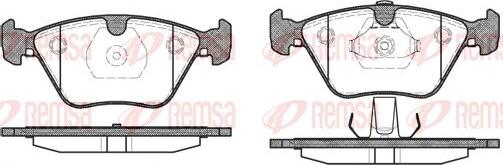 Kawe 0270 13 - Brake Pad Set, disc brake www.autospares.lv