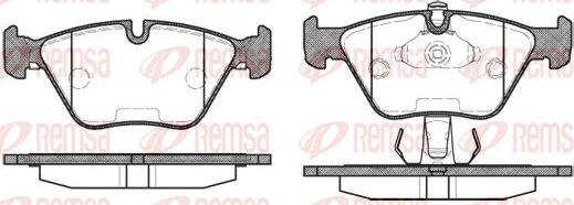 Kawe 0270 25 - Brake Pad Set, disc brake www.autospares.lv