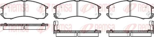 Kawe 0273 02 - Brake Pad Set, disc brake www.autospares.lv