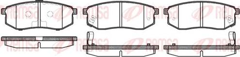 Kawe 0749 02 - Brake Pad Set, disc brake www.autospares.lv