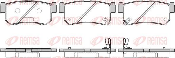 Kawe 0746 42 - Тормозные колодки, дисковые, комплект www.autospares.lv