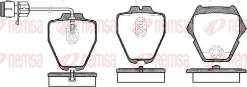 Kawe 0752 12 - Brake Pad Set, disc brake www.autospares.lv