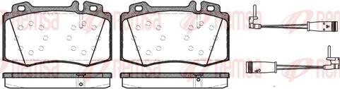 Kawe 0769 02 - Bremžu uzliku kompl., Disku bremzes www.autospares.lv