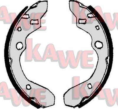 Kawe 07010 - Bremžu loku komplekts www.autospares.lv