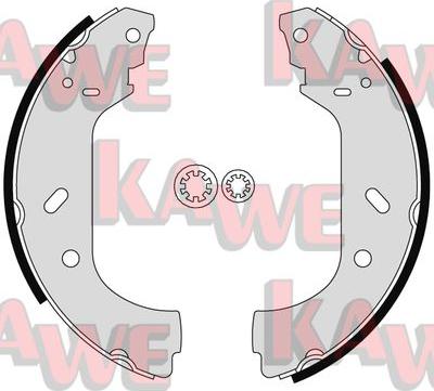 Kawe 07150 - Bremžu loku komplekts www.autospares.lv