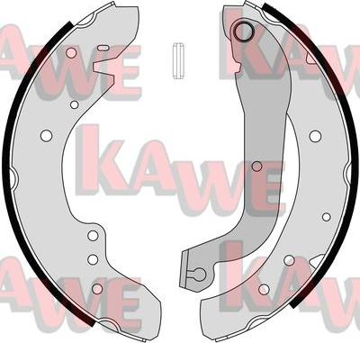 Kawe 07105 - Brake Shoe Set www.autospares.lv