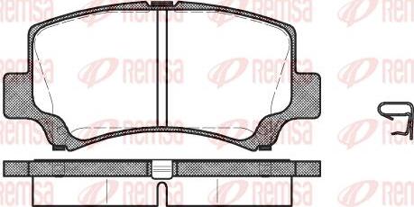 Kawe 0710 02 - Bremžu uzliku kompl., Disku bremzes www.autospares.lv