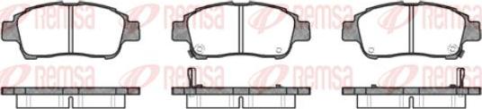 Kawe 0712 02 - Brake Pad Set, disc brake www.autospares.lv