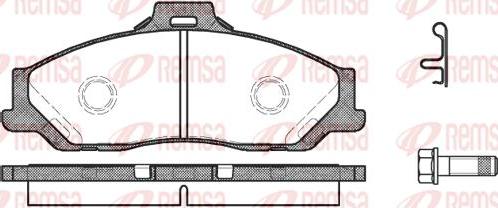 Kawe 0730 01 - Bremžu uzliku kompl., Disku bremzes www.autospares.lv