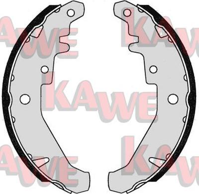 Kawe 07310 - Bremžu loku komplekts www.autospares.lv