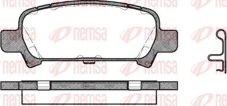 Kawe 0729 02 - Brake Pad Set, disc brake www.autospares.lv