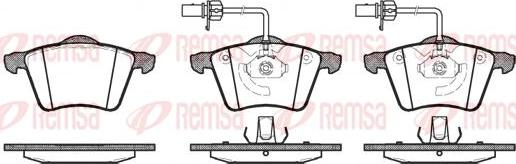 Kawe 0721 02 - Тормозные колодки, дисковые, комплект www.autospares.lv