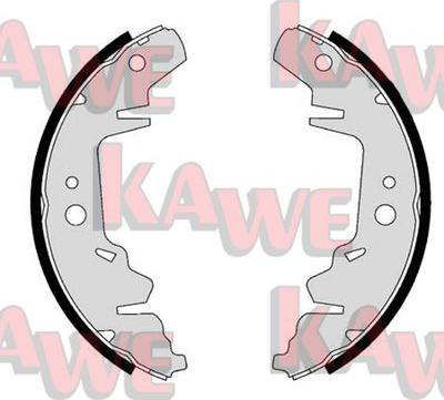 Kawe 07280 - Bremžu loku komplekts www.autospares.lv