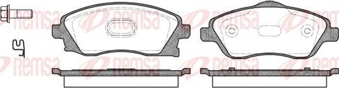 Kawe 0774 12 - Brake Pad Set, disc brake www.autospares.lv