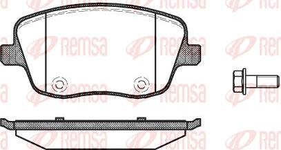 Kawe 0775 00 - Bremžu uzliku kompl., Disku bremzes www.autospares.lv