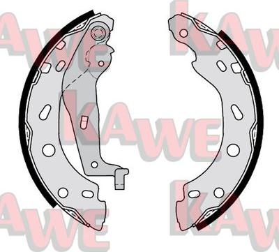 Kawe 07750 - Комплект тормозных колодок, барабанные www.autospares.lv