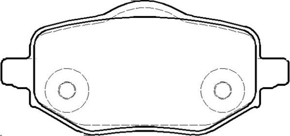 Kawe 1952 00 - Brake Pad Set, disc brake www.autospares.lv