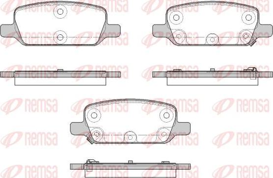 Kawe 1917 02 - Bremžu uzliku kompl., Disku bremzes www.autospares.lv