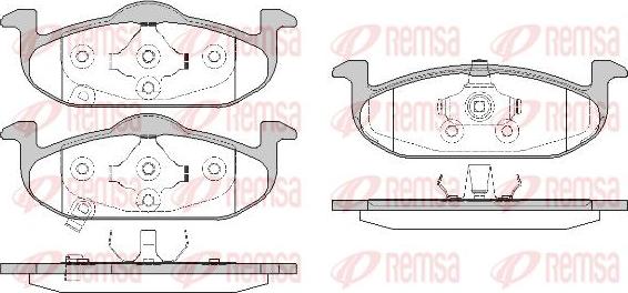 Kawe 1490 01 - Bremžu uzliku kompl., Disku bremzes www.autospares.lv