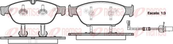 Kawe 1441 02 - Bremžu uzliku kompl., Disku bremzes www.autospares.lv