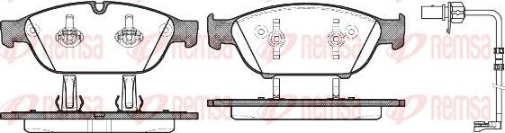 Kawe 1441 12 - Bremžu uzliku kompl., Disku bremzes www.autospares.lv