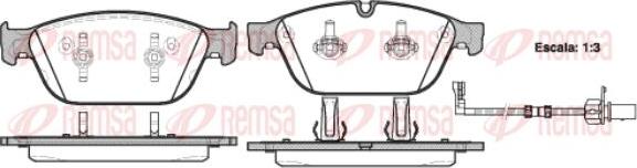 Kawe 1443 02 - Bremžu uzliku kompl., Disku bremzes www.autospares.lv